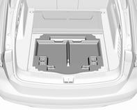 82 Úložné prostory Sklopený kryt uspořádejte ve vzpřímené poloze za opěradly zadních sedadel.
