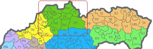 Základné informácie Rozloha: 6 788 km 2 Tretí najväčší región Slovenska