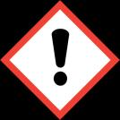 Označení (NAŘÍZENÍ (ES) č. 1272/2008) Výstražné symboly nebezpečnosti : Signální slovo : Varování Prohlášení o nebezpečí : H315 Dráždí kůži.