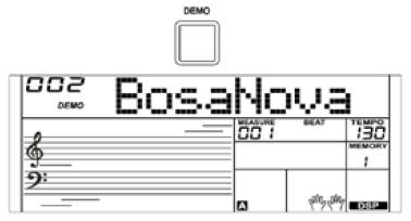 Například 001 PlySng1 2. Pomocí otočného ovladače nebo tlačítek [+/YES] a [-/NO] zvolte požadovanou uživatelskou skladbu. 3.