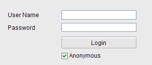 127 11.3 Konfigurace anonymní návštěvy Pokud tuto funkci povolíte, můžete se ke kameře přihlásit bez uživatelského jména a hesla.