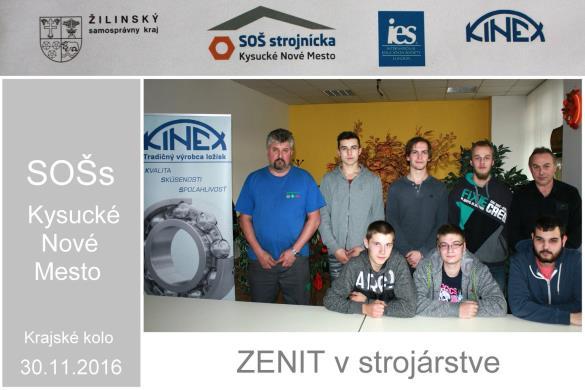 Kategória B2 1. Argaláš Adrián SOŠp Ružomberok 2. Vrábeľ Michal SOŠp Ružomberok 3. Heglas Martin SOŠt Čadca Kategória C 1. Kubjatko Peter SOŠ strojnícka Kysucké Nové Mesto 2.