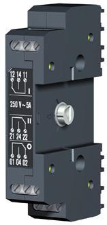 nezávislých napěťových zdrojů 230 VAC 50/60 Hz Vstup Vstup je považován za aktivní od 200 VAC. Maximální napětí: 288 VAC. Vnitřní ochrana: pojistková vložka 3.