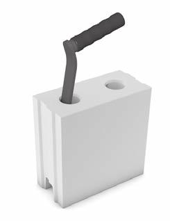 průběžných otvorů pro elektroinstalace