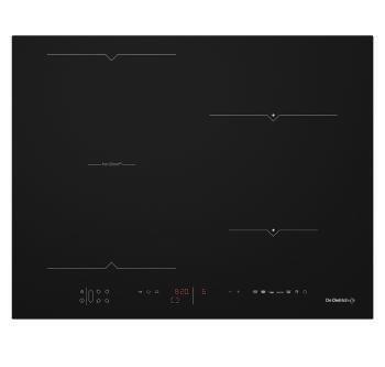 INDUKČNÍ VARNÁ DESKA 65 CM DPI7670XU Provedení černé sklo - přední dekorativní lišta 4 nezávislé varné zóny: 23 cm / 3,7 kw, 16 cm / 2,4 kw, 2x18 cm / 2,8 kw Možnost nastavení mezního příkonu 3-7,4