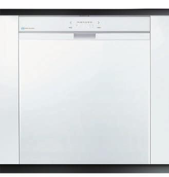 VESTAVNÁ MYČKA 60 CM DVH1245W Provedení bílé Energetická třída A++AA 13 sad nádobí, 6 mycích programů Hlučnost jen 42 db(a) Spotřeba vody (technologie IAS): jen 1540 l / rok Spotřeba energie 262 kwh