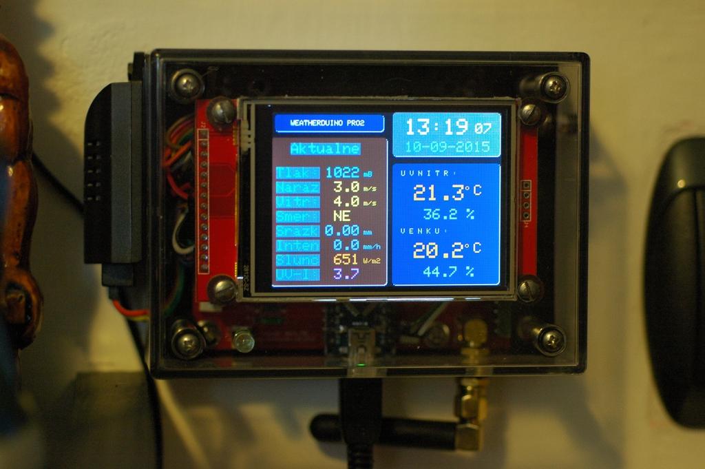 Meteo počítač Touto komponentou se již projekt WeatherDuino Pro2 zabývá pouze okrajově.
