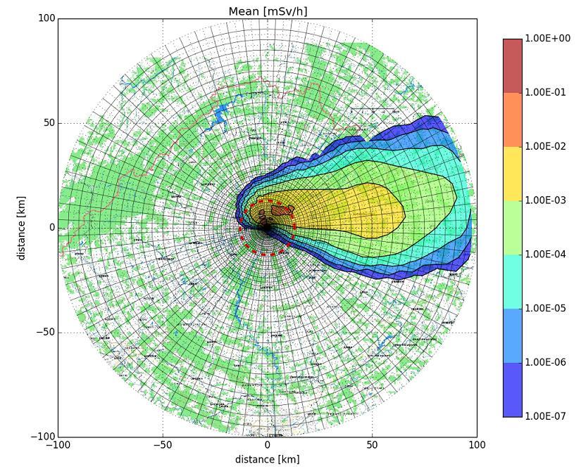 Generování náhodných realizací matic depozičních příkonů v projektu Balnahod_2013 pro jemnou výpočtovou síť. Jsou uvažovány 4 náhodné parametry podle Přílohy 3.