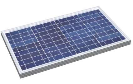 používají pro fotovoltaické elektrárny mají nominální napětí 12 [V] nebo 24 [V]. Dalším důležitým parametrem je výkon, který se udává ve Watt peak (Wp).