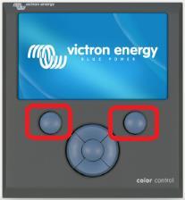 Zde nalistuj nový ALARM a ENTEREM (MEZERNÍKEM) potvrď 3.12 Reset panelu CCGX V případě ztráty komunikace panelu CCGX s internetovým portálem (např.