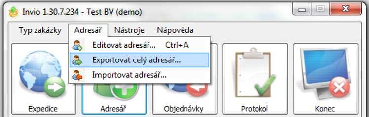 Str. 2/9 Tento návod je určen pro zákazníky, kteří potřebují naimportovat adresář do webové aplikace