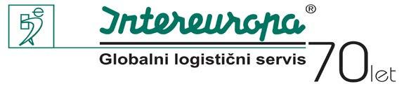 Intereuropa logistika 33.678,51 Prosti obtok 10. 11. 2017 (v %): 43,44 2,00 69,58 Bloomberg: Reuters: IR: SI0031090 IEKG IEKG SV IEKG.LJ Mateja Tevž www.intereuropa.