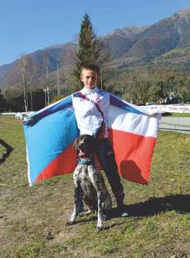 PREZENTACE OBCE Max Mrovec (10 let), se v září 2017 zúčastnil v Hradci Králové kvali kačního