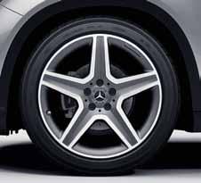 lehké slitiny, lakovaná v barvě šedá titanium, leštěná, s pneumatikami 235/50 R 18 RVJ Vícepaprsková