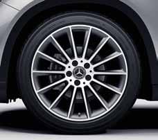 pneumatikami 235/45 R 19 Kód: A156 401 2700 7X23 5dvoupaprsková kola z lehké slitiny 2, lakovaná v barvě