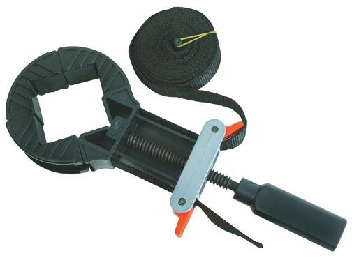 soft-grip rukojetí. Měkké plastové koncovky čelistí zabraňují poškození povrchu.