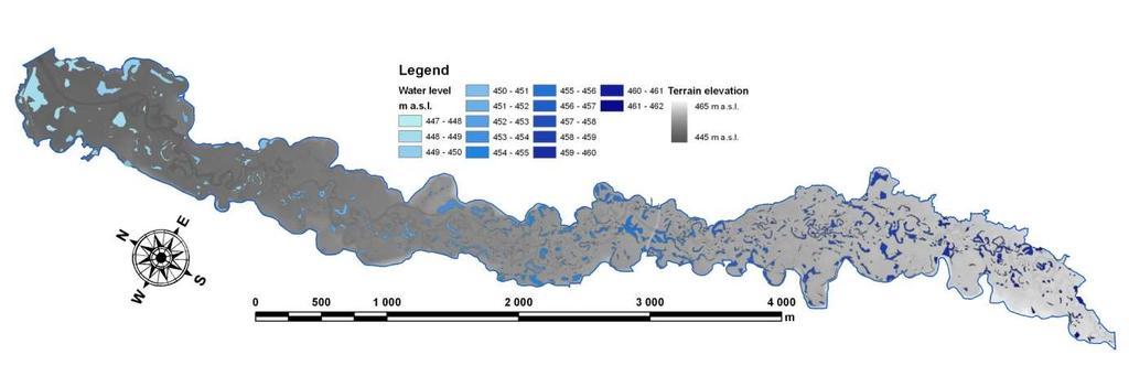 Finální mapa pasivního retenčního prostoru v nivě