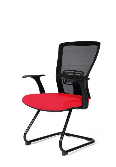 Design, pevný rám lyžinového typu a příznivá cena jsou hlavní přednosti této konferenční židle.