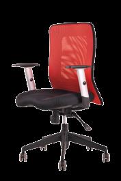 PARAVÁNY KUCHYNĚ SKŘÍNĚ STOLY 64 Velmi oblíbená kancelářská židle má oproti Calypsu GRAND a Calypsu XL nižší opěrák a nemá hlavovou opěrku.