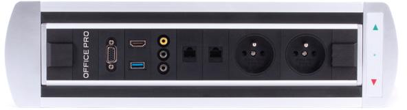 zásuvka HDMI zásuvka USB zásuvka video stereo