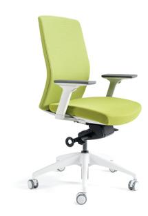 PARAVÁNY KUCHYNĚ SKŘÍNĚ STOLY 64 Plasty v bílém provedení zdůrazní jemné linie a čistotu designu této židle značky BESTUHL.