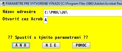 ( podrobný popis nastavenia je pri uvedenej funkcii v PROLGE/ ACROBAT) Export účtovnej závierky do XML Použitím tlačidla XML sa vytvorí výkaz do súboru XML.