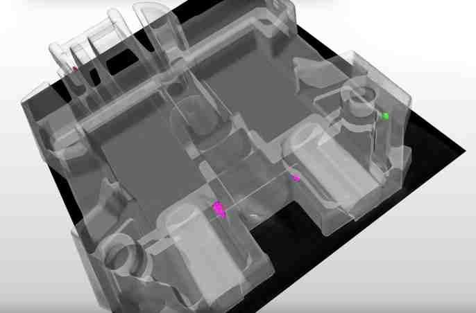 procesu multisenzorového módu, dále technologie začleňuje precizní motorické mechanické lineární vedení ve