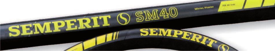 POTRAVINY SM40 Hadice pro dopravu maltových směsí Hadice pro dopravu malty, potěrů, omítek a sádry průběžnou zhutňovací technologií.