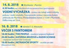 20 zveme vás... TIP ku DIVADLO SVĚTÁCI KDY: STØEDA 15. SRPNA, 19:00 HODIN KDE: ZÁMECKÝ PARK, ÈECHY POD KOSÍØEM Na zámku v Čechách pod Kosířem běží v plném proudu Kulturní léto 2018.