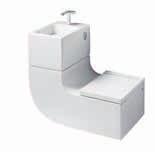 W+W Klozet s umývadlom W+W Inovácia, technológia a dizajn v jednom W+W: Umývadlo* a klozet v jednom od Gabriele a Oscara Burattiových Umývadlo a klozet sú najtypickejším prvkom každej kúpeľne, či už