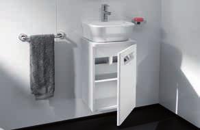 The Gap Kúpeľňový nábytok 7856521575 Skrinka pod umývadielko 40 cm, dverné pánty vpravo, matná béžová, 350,75