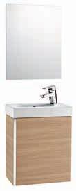 MINI Kúpeľňový nábytok 7855865806 Nábytková zostava 45 cm, pravá/ľavá, skrinka s umývadlom a zrkadlom, lesklý lak, biela, 229,30 7855865154 Nábytková zostava 45 cm, pravá/ľavá, skrinka s umývadlom a