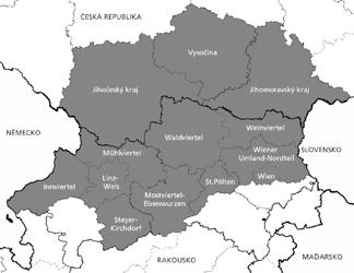 5 Podporované území Programu Evropská územní spolupráce Rakousko Česká republika Podporované území Programu Evropská území spolupráce Rakousko Česká republika 2007 2013 Prostředky alokované na FMP v