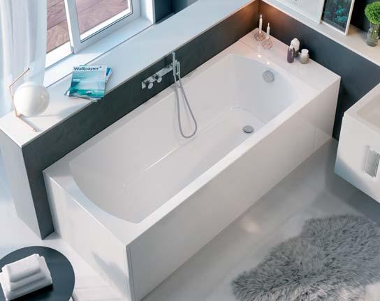 45 cm, odtok v strede 180 x 80 x 45 cm,
