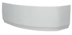 1150 550 480 1050 60 1020 140 x 100 x 44 cm, objem vody 190 l 150 x 100 x 44 cm, objem vody 210 l 160 x 100 x 44 cm, objem vody 230 l Doplnky: Odpadové a prepadové súpravy str.