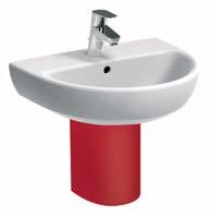 Nova Pro Junior/Kind Umývadlo oválne s otvorom pre batériu, s prepadom 50 x 41 cm 230 410 195 120 63 500 80 290* 405* 420* 545* 600* * platí pre odporúčanú výšku hornej hrany 600 mm, výšku umývadla