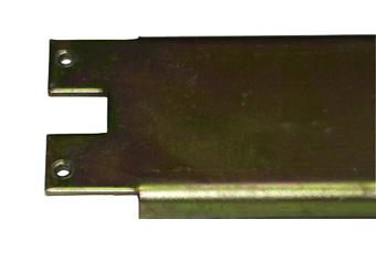 IL046041-G w DIN lišty a montážní desky Lišty 35mm a pozinkované montážní panely daných délek pro vestavbu do postranic ILM46 Pro montáž je nutné použití montážních úhelníků IL900025-F nebo