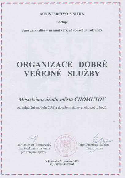 Činnost městského úřadu Tajemník úřadu Městský úřad opět pracoval v souladu s vizí a posláním městského úřadu tak, jak si to stanovil v roce 2004 v dokumentu Strategické cíle městského úřadu.