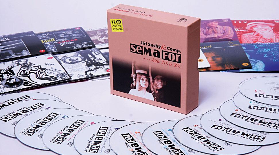 SUPRAPHON VYDÁVÁ 12 CD KOMPLET SEMAFOR LÉTA 70. a 80.