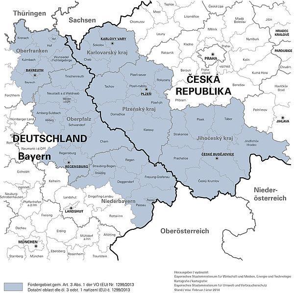 S t r á n k a 13 O EÚS obecně Evropská územní spolupráce (EÚS) je v rámci podpory evropských strukturálních a investičních fondů financována z Evropského fondu pro regionální rozvoj (ERDF).