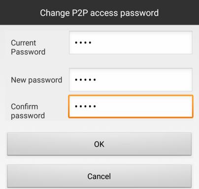 To následně zopakujte v kolonce Confirm password a potvrďte tlačítkem OK. 3.