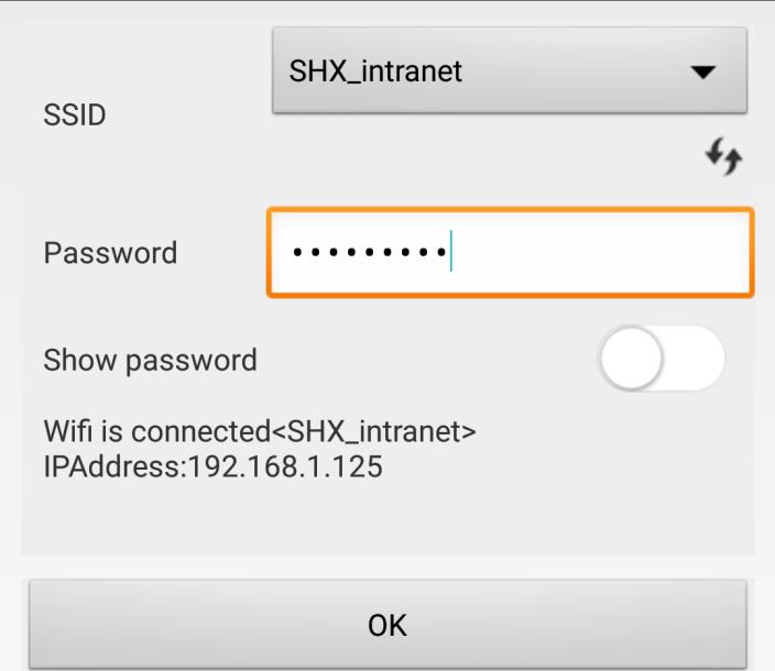 Heslo následně vyplňte do kolonky pojmenované Password. Výběr opět potvrďte kliknutím tlačítka OK. 5. Po kliknutí OK vyčkejte cca 2 minuty.