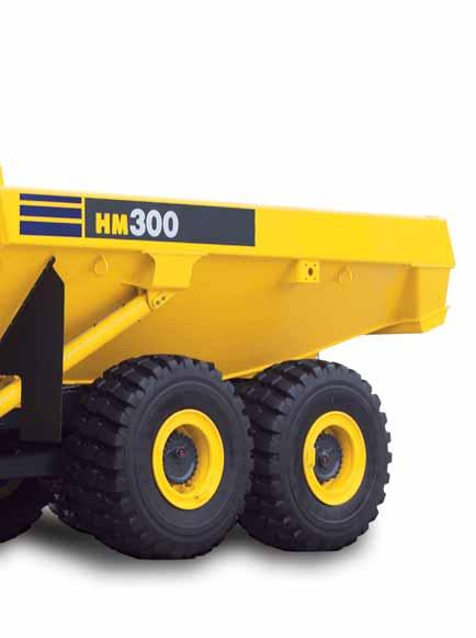 HM300-2 VÝKON MOTORU 254 kw / 345 PS @ 2.000 ot/min MAX.