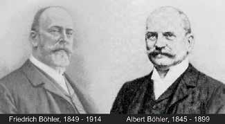 BÖHLER Pohled do historie Friedrich Böhler, 1849 1914