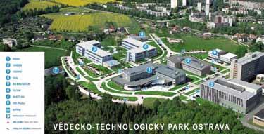 Zastavěno a ve výstavbě Kapacita 30% areálu Ve výstavbě 9 901 m 2 5 614 m 2 (kancelářských prostorů) VTP Ostrava, a. s.