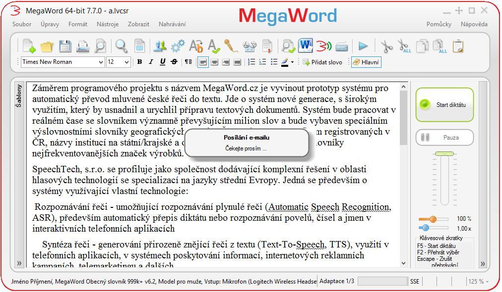 soubor, který je právě otevřen odeslat na libovolnou adresu.