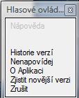 Povely "diktování začátek" a "diktování konec" pracují i v interaktivním módu.
