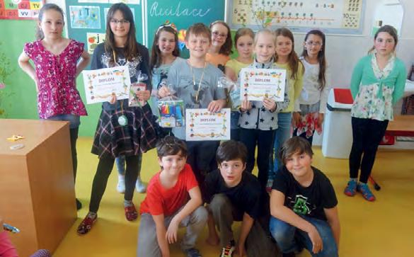 a ZŠ Komenského, dále ZŠ Čeladná, ZŠ Kunčice, ZŠ Nová Ves, obstála více než důstojně Margaréta Glembková a Isabella Šebestová se umístily na 1. místě, Anežka Foldynová na 2.