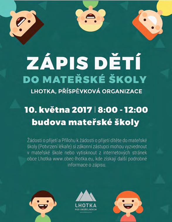 Květen 2017 slovo starosty Vážení spoluobčané, po pravém aprílovém počasí, které panovalo minulý měsíc, jsme vstoupili do jednoho z nejkrásnějších období, kterým je bezesporu květen.