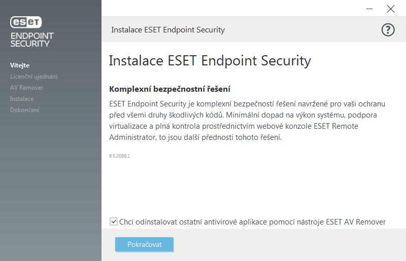 3. Používání ESET Endpoint Security samostatně Tato část příručky je určena uživatelům, kteří ESET Endpoint Security používají bez napojení do ESET Remote Administrator.
